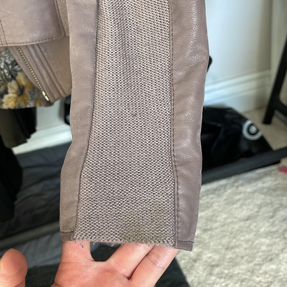 Free People Clean Vegan Faux Leather Jacket 2 - Picture 5 of 8